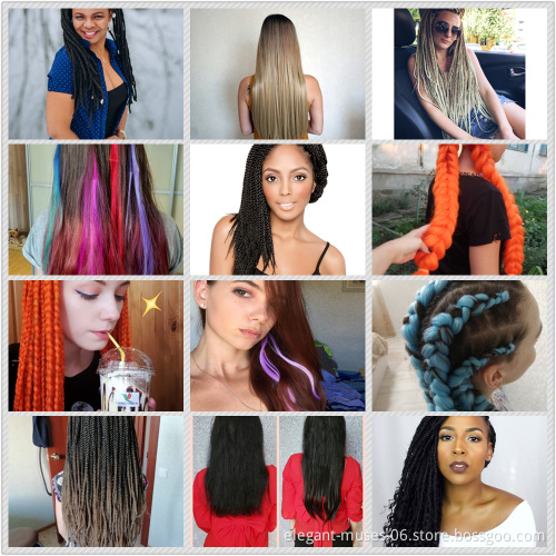 Wholesale prestretched expression braiding hair ez ombre braids synthetic braid hair prestretched